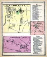 Milton Falls, Checkerberry Village, Colchester Center, Chittenden County 1869